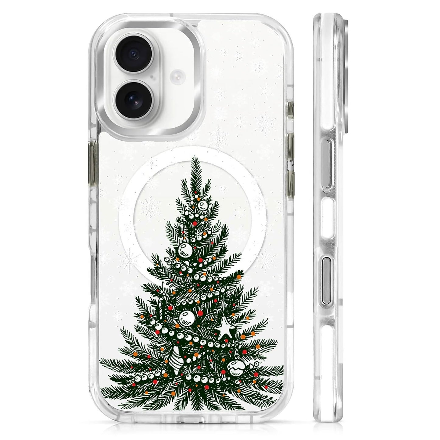 for iPhone 15 Case,Compatible with MagSafe,The Transparent TPU Silicone Protects The Phone Case from Drops, Slips and Fingerprints.Blue Ocean Whale Shark Octopus Turtle Collage