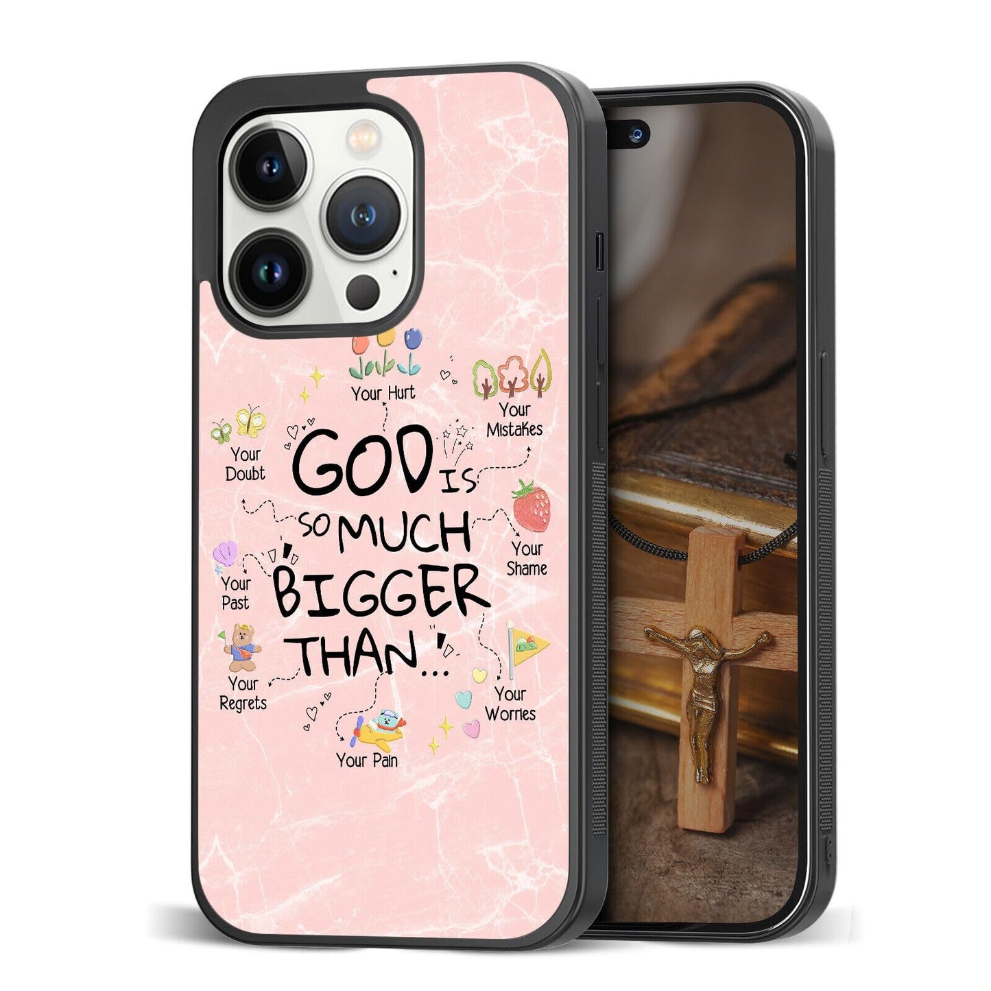 Healing Words for Anxiety Cute Plant Lover Phone Cases for Samsung S A Note Z FILP 3 4 5 6 for iPhone 8 11 12 13 14 15 16 17 Pro Max Plus Mini - Mushroom