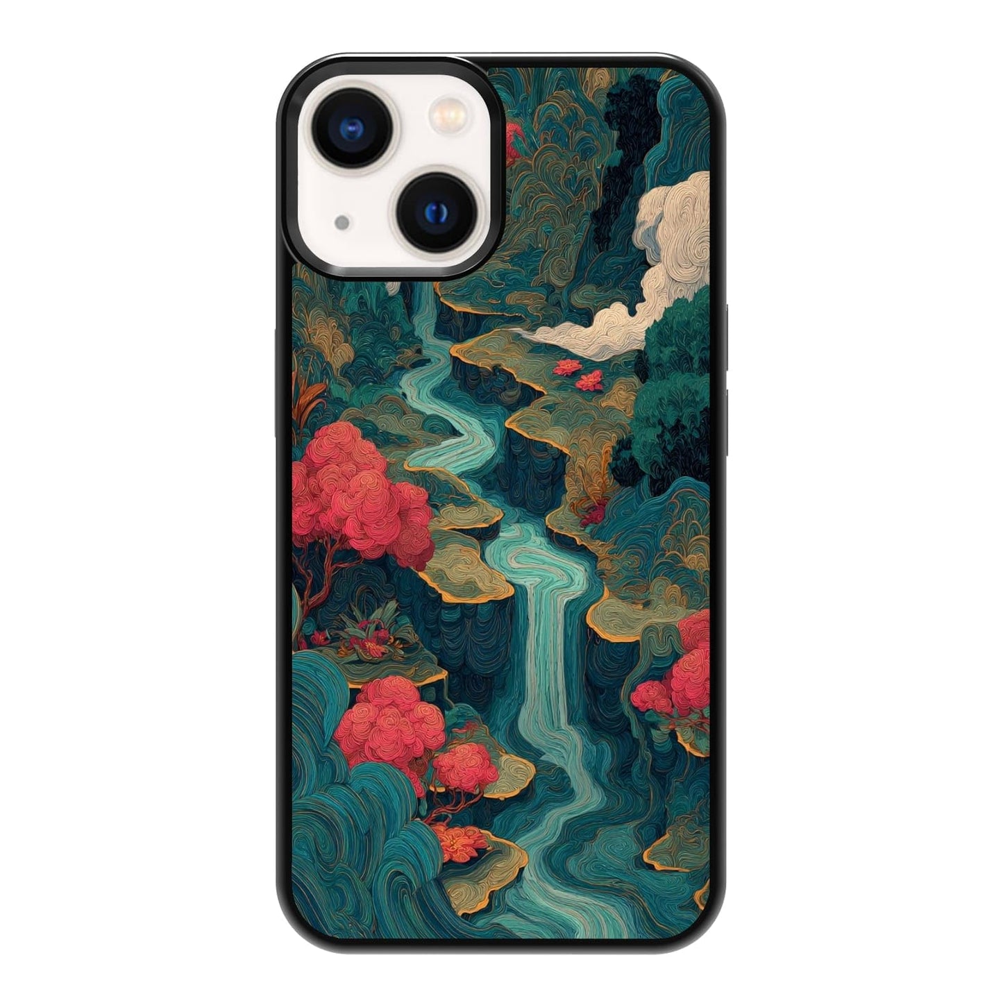 Plant Lover Black Cat Houseplants Indoor Garden Aesthetic Phone Case, Shockproof Protective Cover for iPhone 11 12 13 14 15 16 17 Pro Max Plus Mini XR 7 8 SE