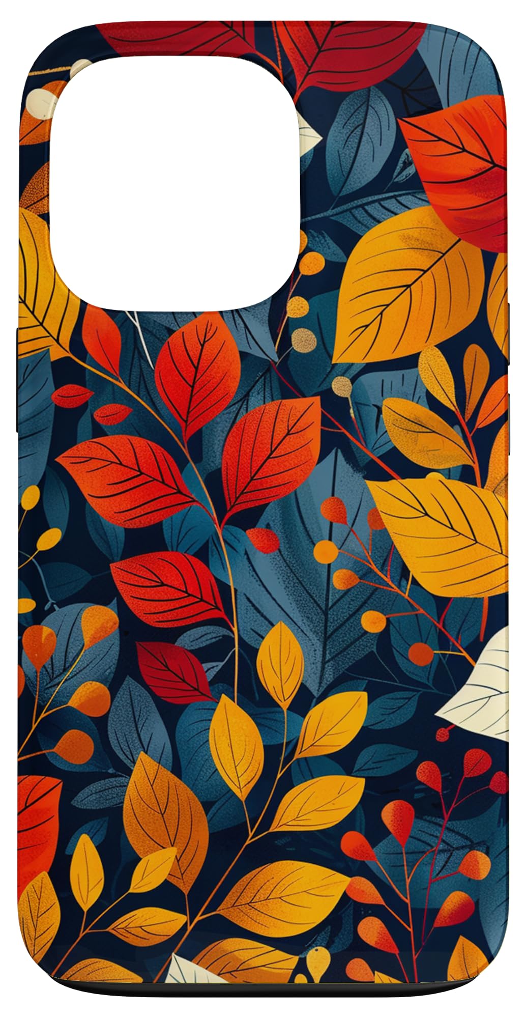 Leaves Pattern Plants Case for iPhone 16 Pro Max
