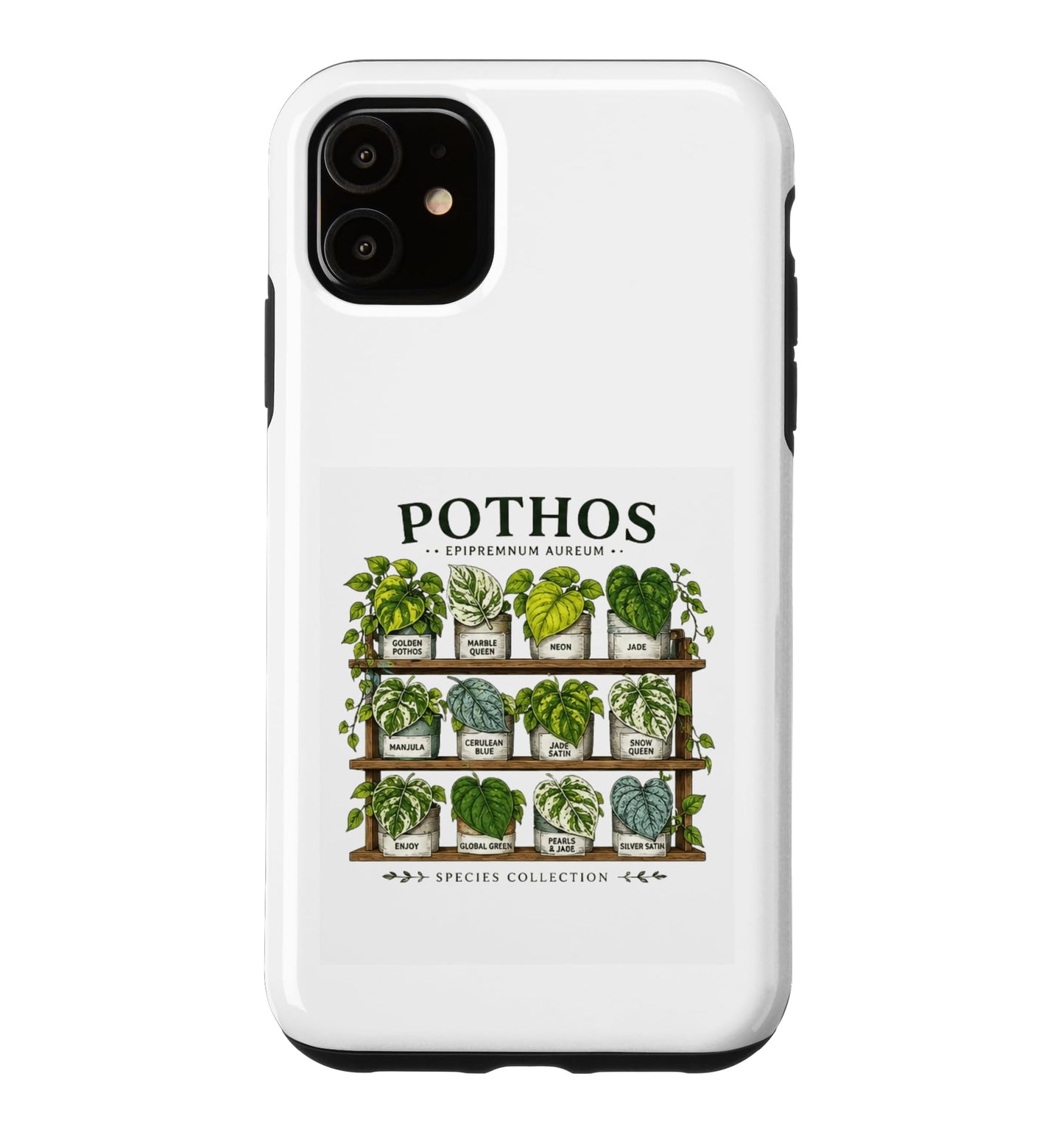 Pothos Plant Varieties Botanical Houseplant Design Case for iPhone 16