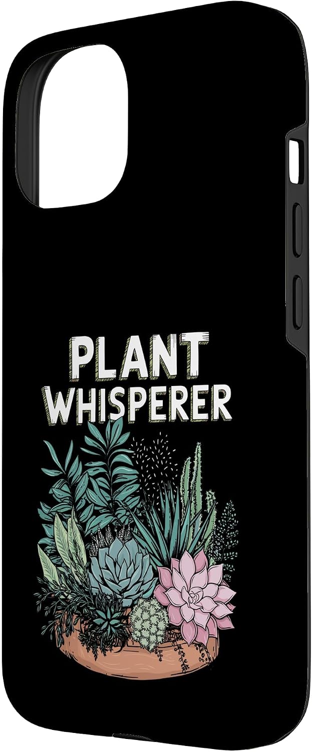 Retro Plant Whisperer Nature Case for iPhone 15
