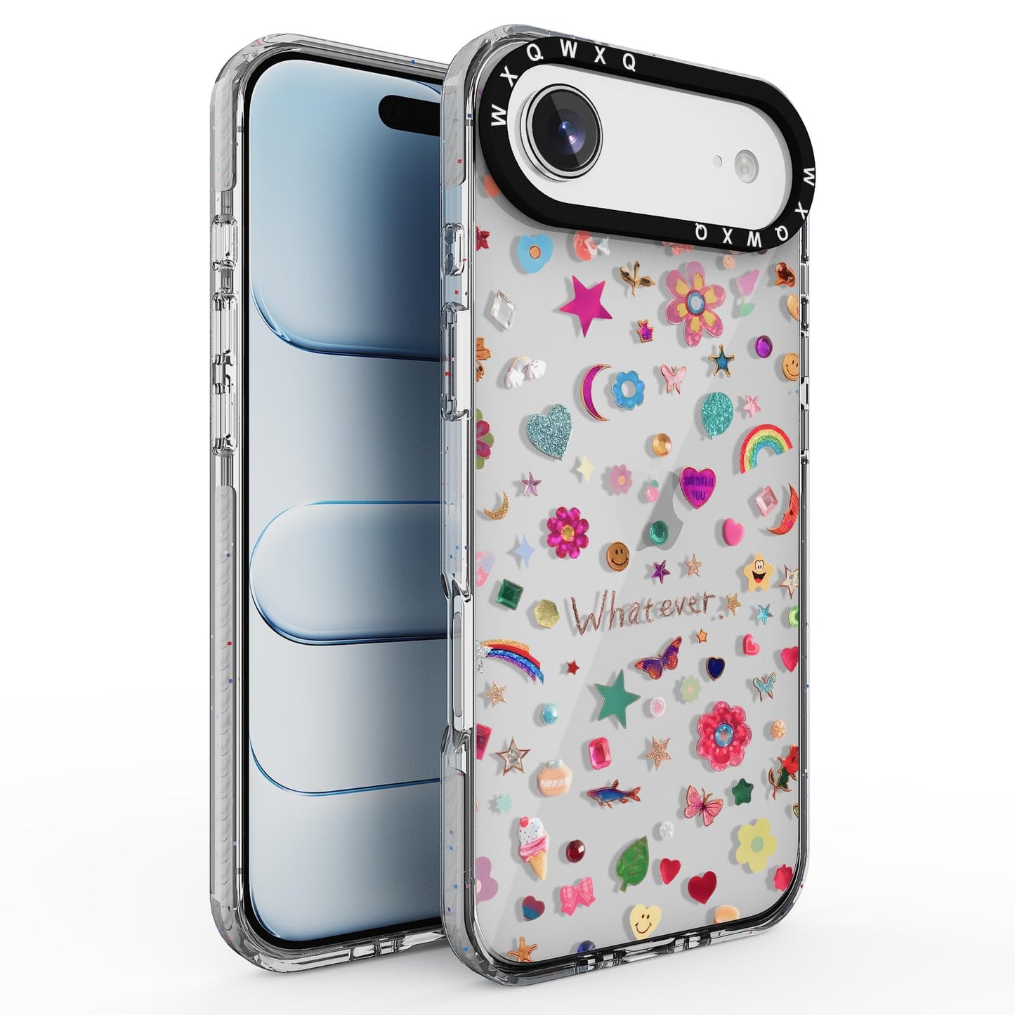 for iPhone 16 pro max Graffiti of Cartoon Animal Clear Phone Case | TPU+PC Premium Painted Anti-Drop Phone Case Superior Shock Absorption Military-Grade Drop Protection cover