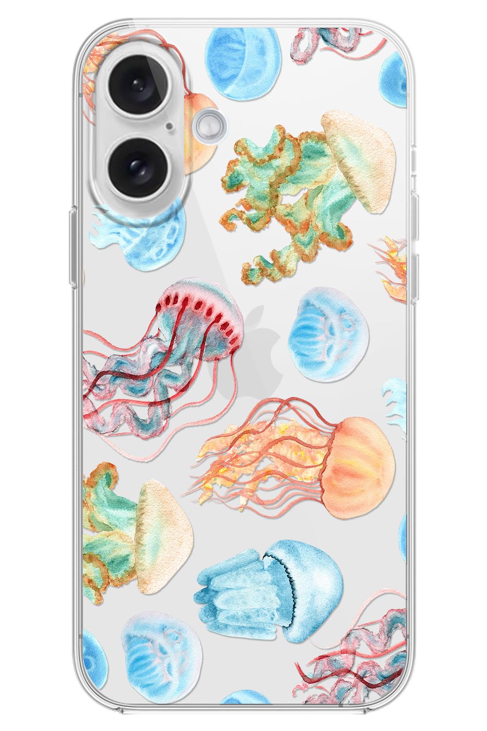 Blingy's for iPhone 17e Case/iPhone 16e Case, Fun Dog Style with Paw Print Pattern Cute Cartoon Animal Design Transparent Soft TPU Protective Clear Case 6.1 inch (Dogs w/Prints)
