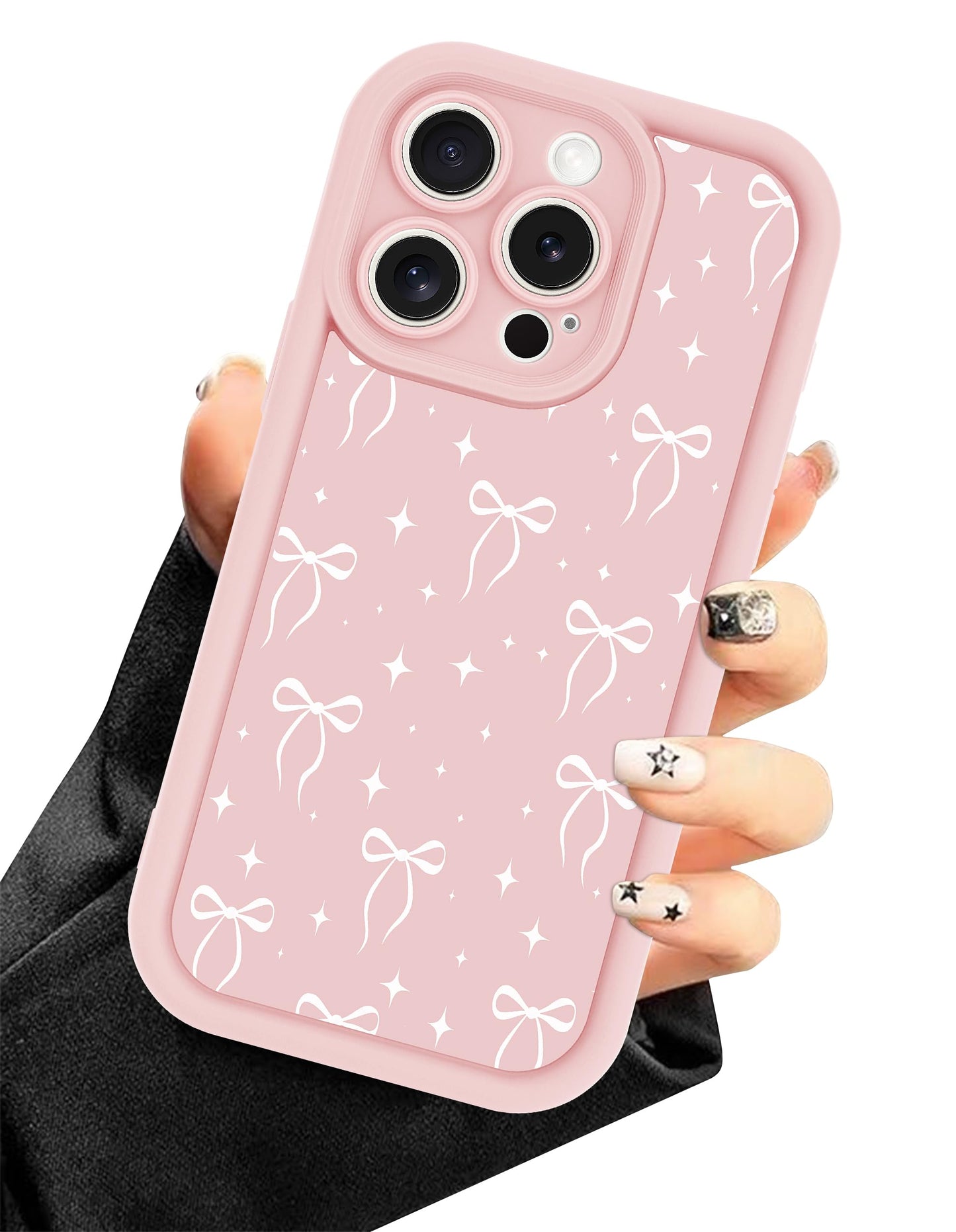 Black Cat Phone Case for iPhone 17 | Cute Animal Aesthetic Design, Soft Silicone, Slim Fit Protection Shockproof Protective Cover for Women Girls