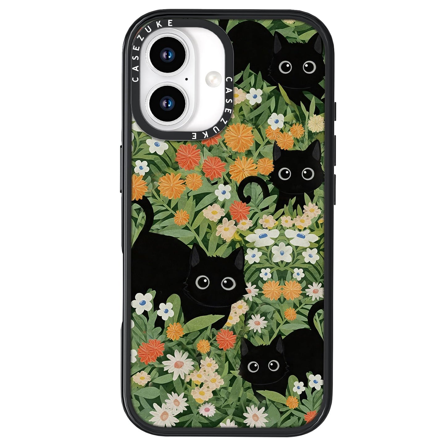 Clear TPU Phone Case Cover for iPhone with Design, Drop Protection, Cute Case for Girl Women (Cat2, iPhone 17 Pro Max)
