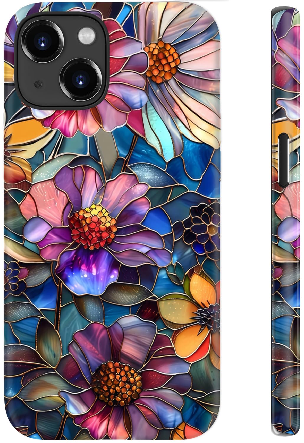 Goodon for iPhone 15 Pro Max Case, Cute Preppy Floral, MagSafe Compatible | Dual-Layer Hard Shell & Silicone, Wireless Charging, Slim Fit Phone Cover with Wildflower Designs for Women Girls