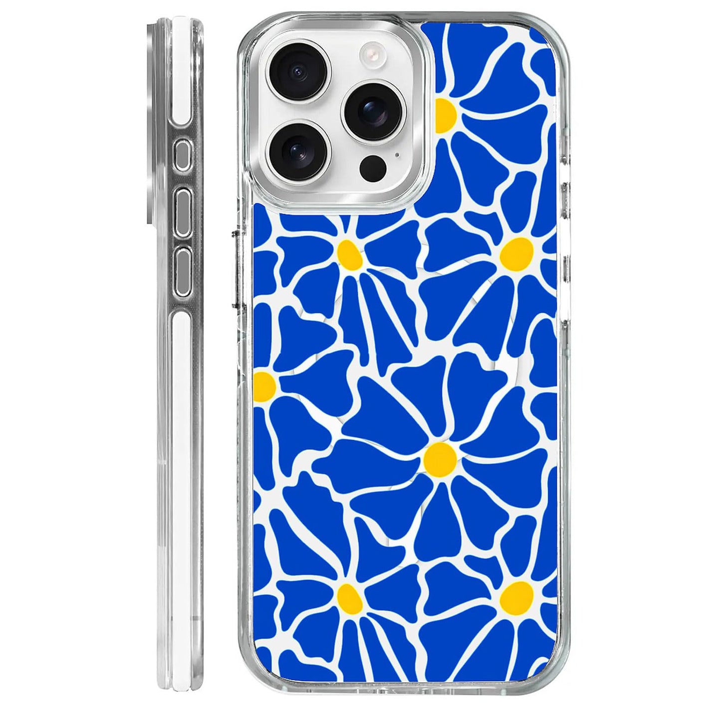 for iPhone 15 Case,Compatible with MagSafe,The Transparent TPU Silicone Protects The Phone Case from Drops, Slips and Fingerprints.Blue Ocean Whale Shark Octopus Turtle Collage