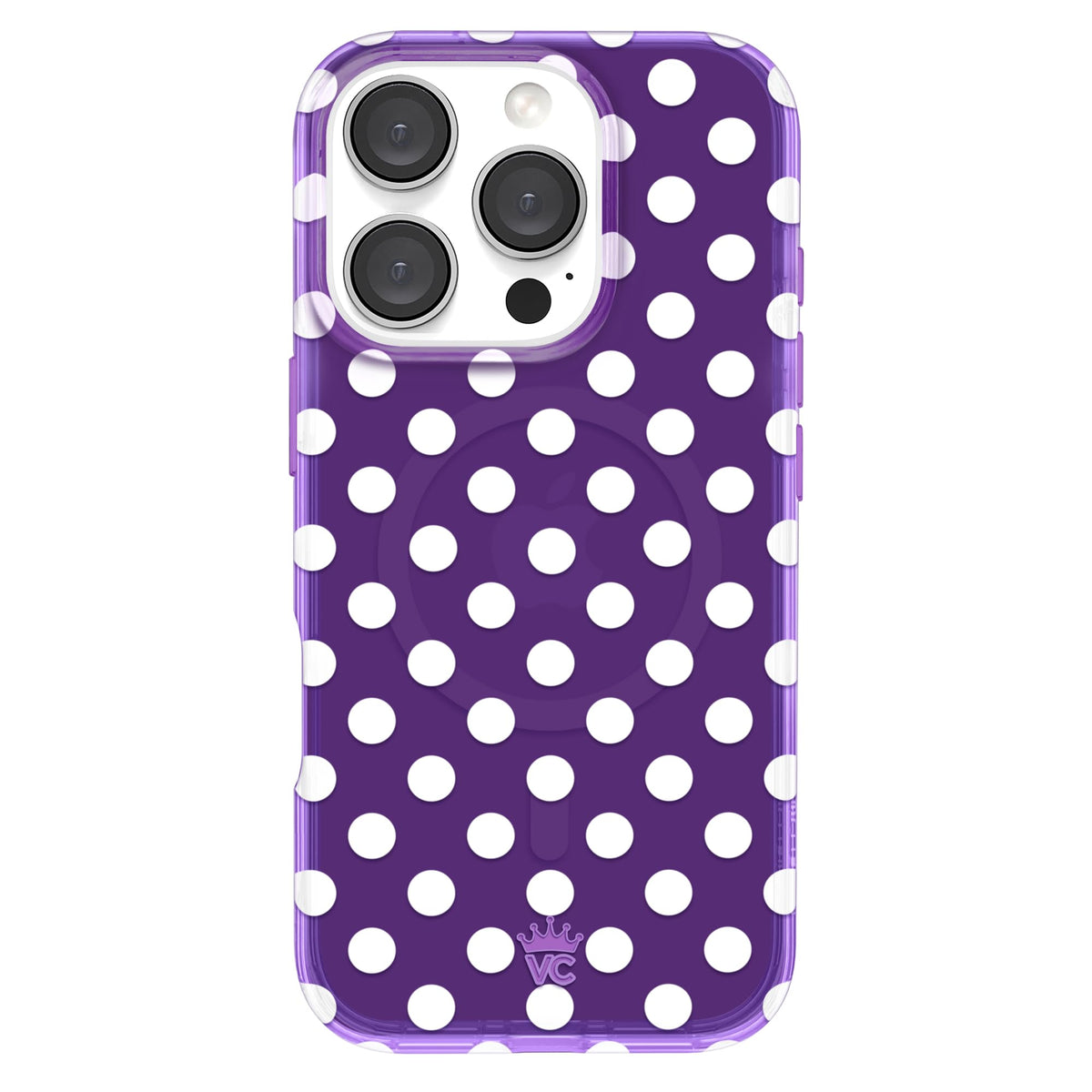 VELVET CAVIAR Christmas Phone Case for iPhone 16 - Compatible with MagSafe [10ft Drop Tested] - Holiday Peppermint Glitter Winter Theme
