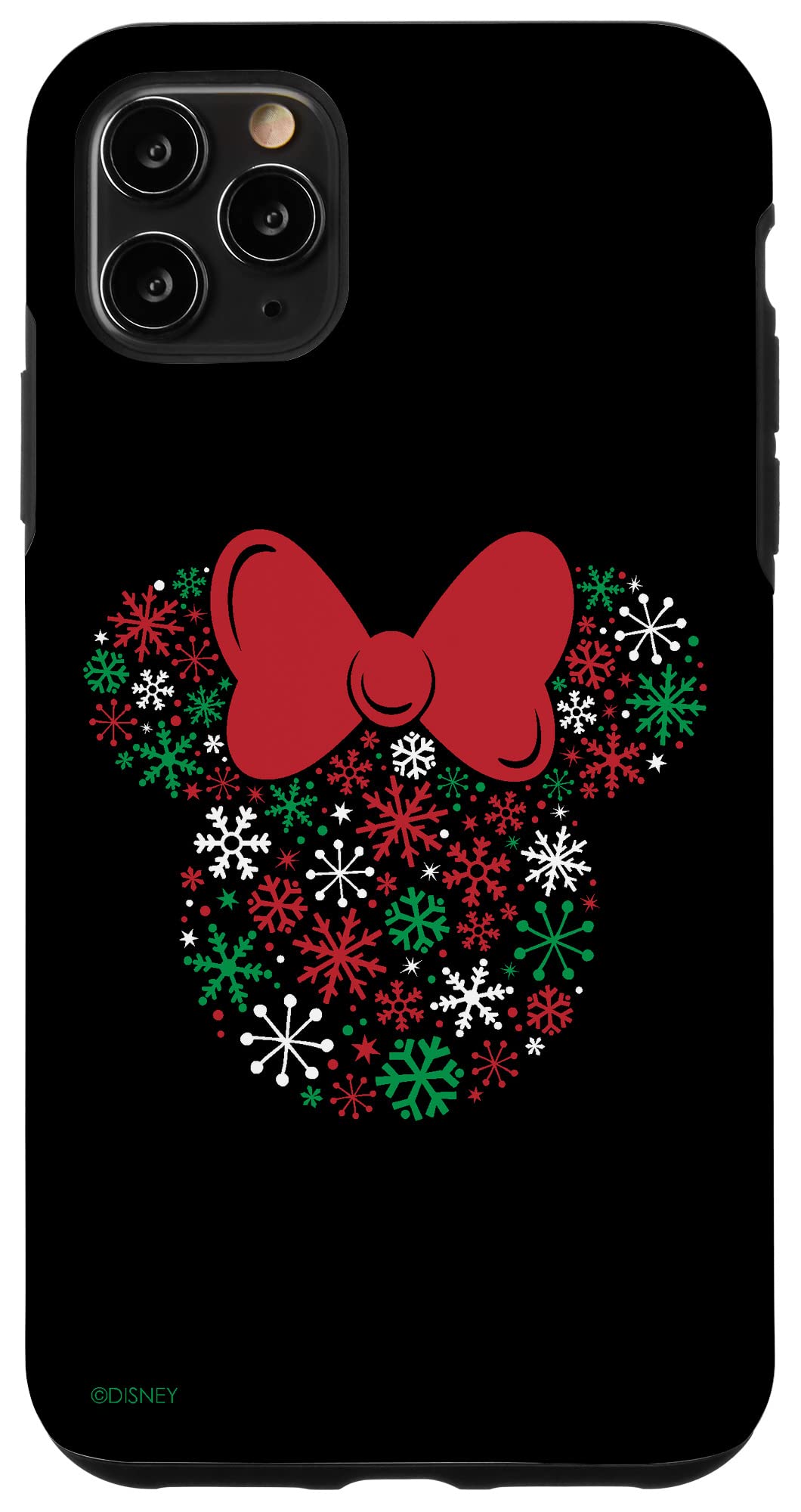 Disney Minnie Mouse Icon Holiday Snowflakes Case for iPhone 16 Pro Max