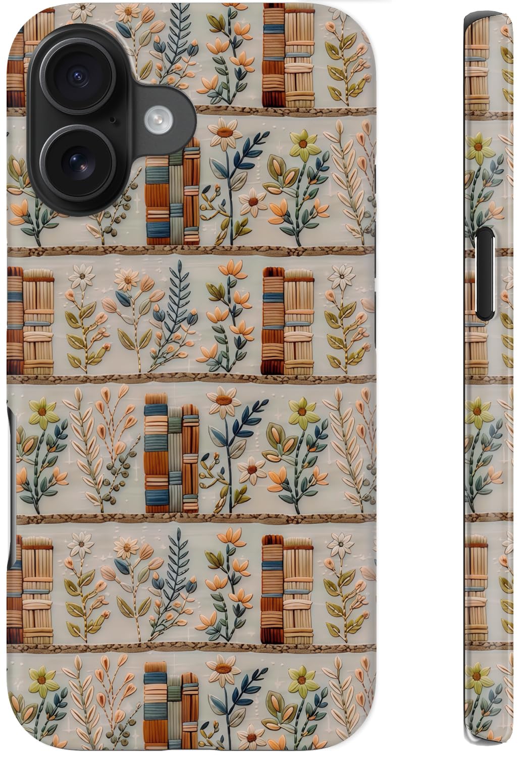 DEENAKIN for iPhone 14/iPhone 13 Case,Cute Floral,Trendy Preppy Y2K Designs | Compatible with Magsafe, Dual-Layer Hard Shell + Silicone, Slim Fit Phone Cover with Flower for Women Girls