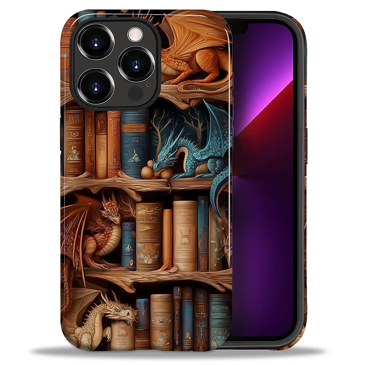 CARLOCA Case for iPhone 16 Pro,Vintage Cat Animal Pet Lover Collage Design Hybrid Dual Protection Soft TPU + Hard PC, Shockproof & Anti-Scratch Cover Men Women Stylish Protective Phone Case