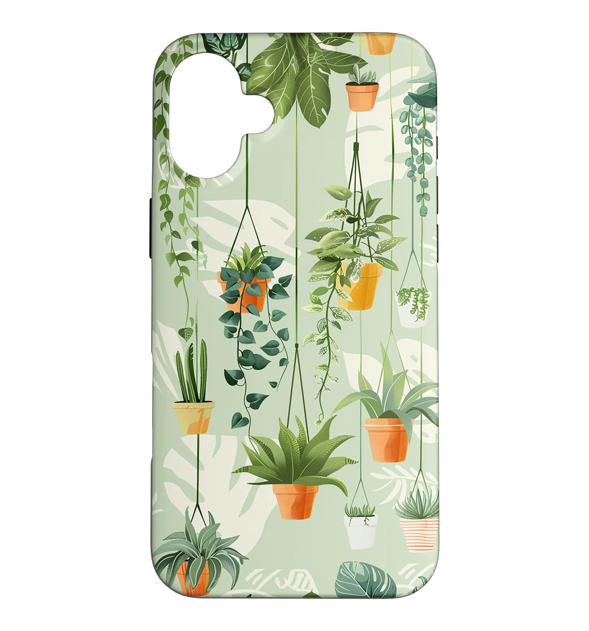 Potted Plants Botanical Gardening Case for iPhone 16