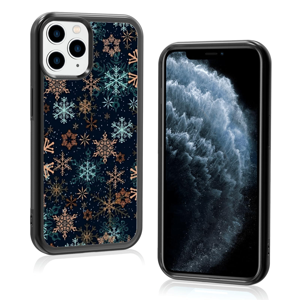 Cute Christmas Tree Bow Phone Case: Kawaii Winter Non-Slip Design Compatible with iPhone 13./14 Case for Women & Girl（14）