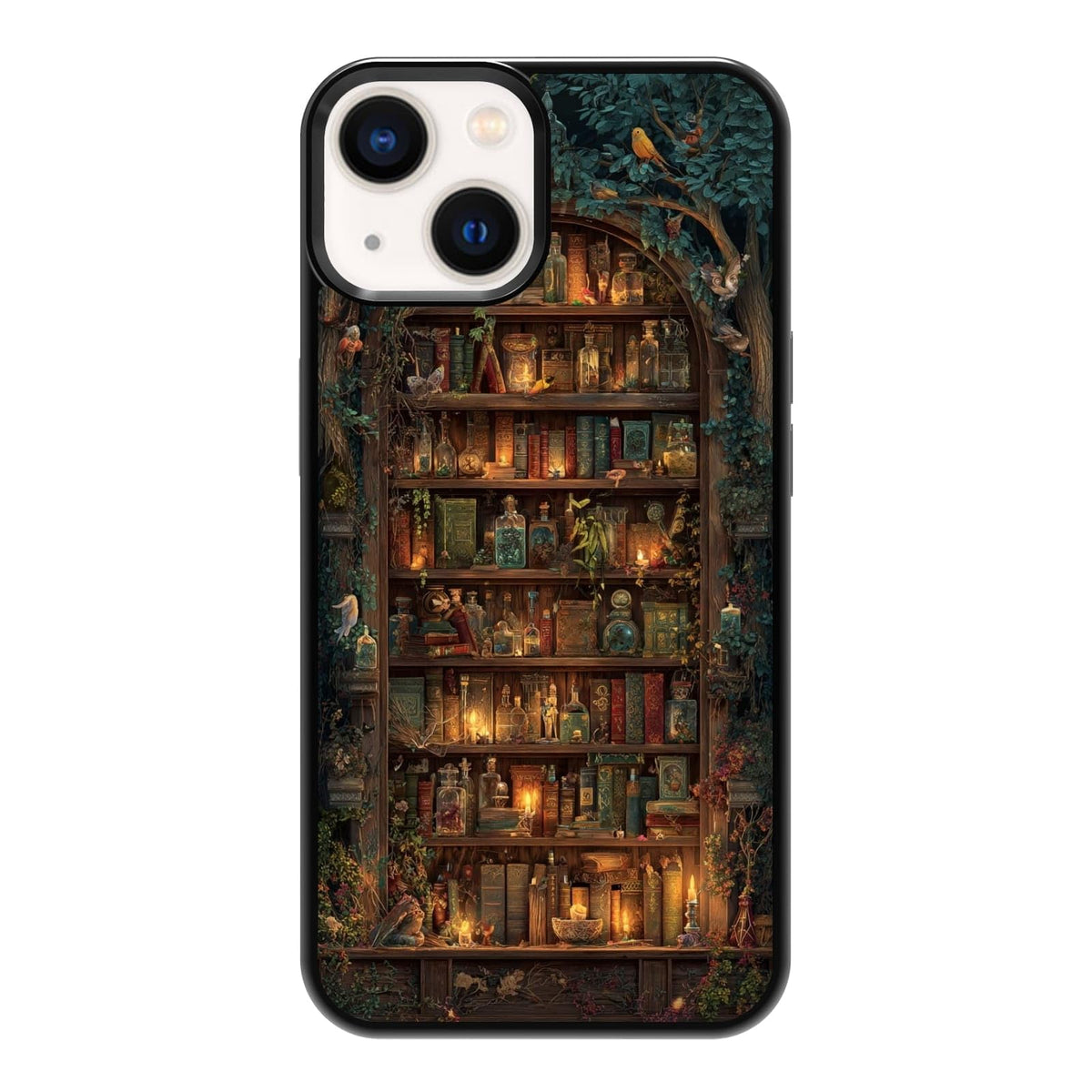 Vibrant Redwood Forest Path Wildflowers Nature Landscape Phone Case, Shockproof Protective Cover for iPhone 11 12 13 14 15 16 17 Pro Max Plus Mini XR 7 8 SE