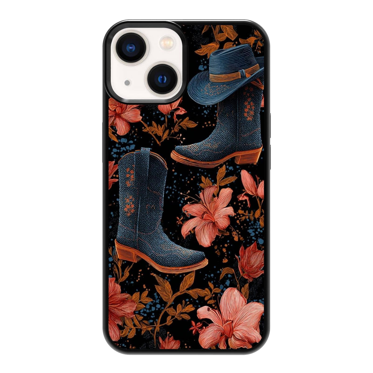 Nature Stained Glass Green Forest Tree Sunlight Phone Case, Shockproof Protective Cover for iPhone 11 12 13 14 15 16 17 Pro Max Plus Mini XR 7 8 SE