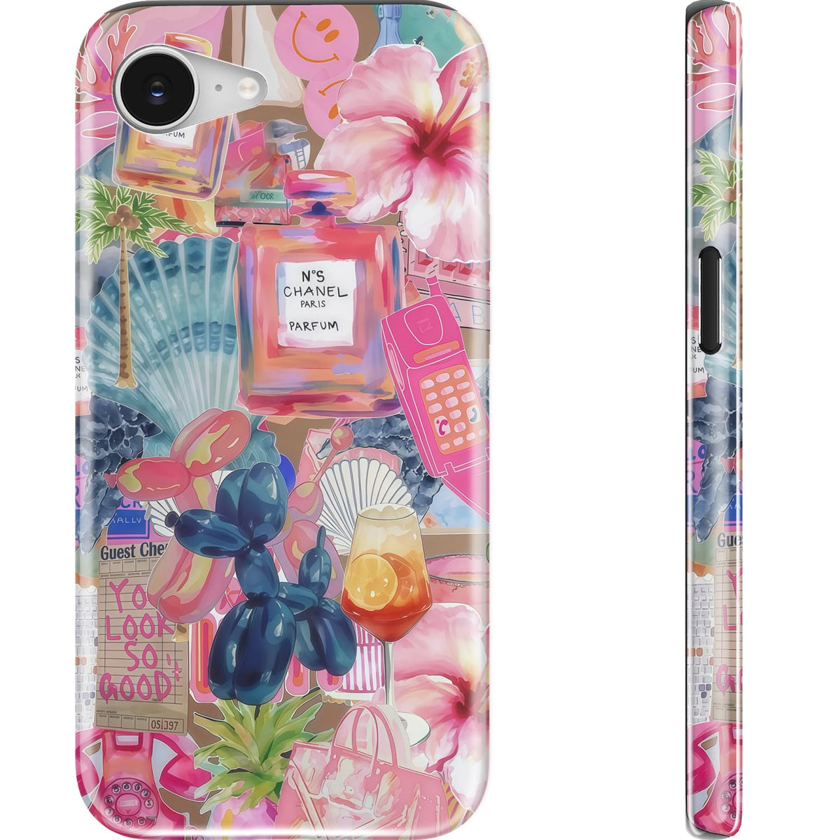 Goodon for iPhone 15 Pro Max Case, Cute Preppy Floral, MagSafe Compatible | Dual-Layer Hard Shell & Silicone, Wireless Charging, Slim Fit Phone Cover with Wildflower Designs for Women Girls