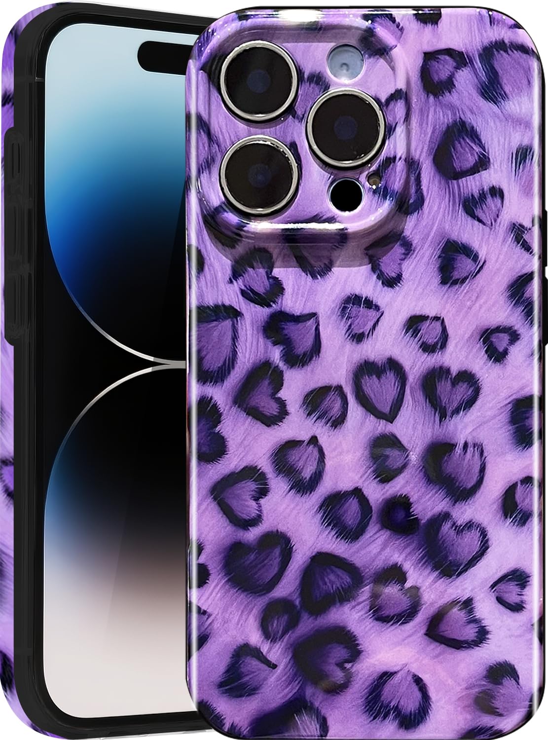 Compatible with iPhone 17 Pro Case,with [Soft Slim][Camera Protection] Cute Fishing Cats Shiny Aesthetic Phone Cover Anti-Yellowing Shockproof Protective Cover for Women Girl