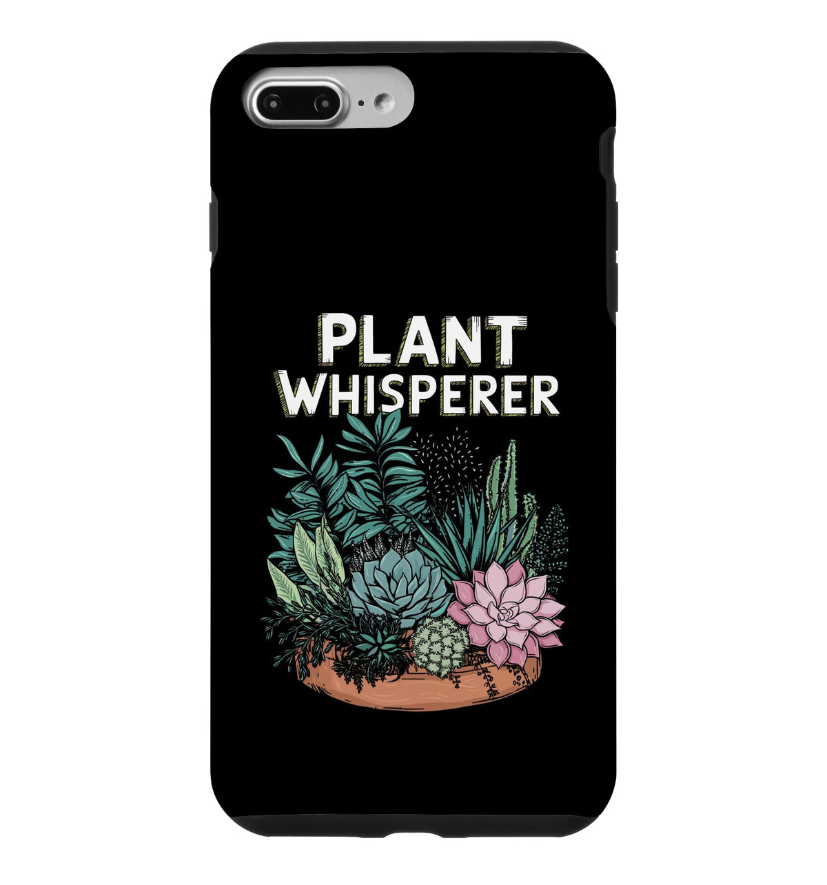 Retro Plant Whisperer Nature Case for iPhone 15
