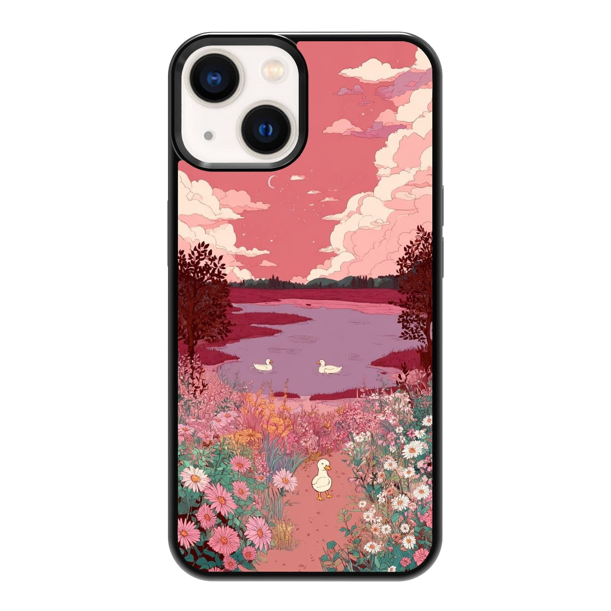Vintage Black and White Botanical Cactus Agave Desert Nature Phone Case, Shockproof Protective Cover for iPhone 11 12 13 14 15 16 17 Pro Max Plus Mini XR 7 8 SE