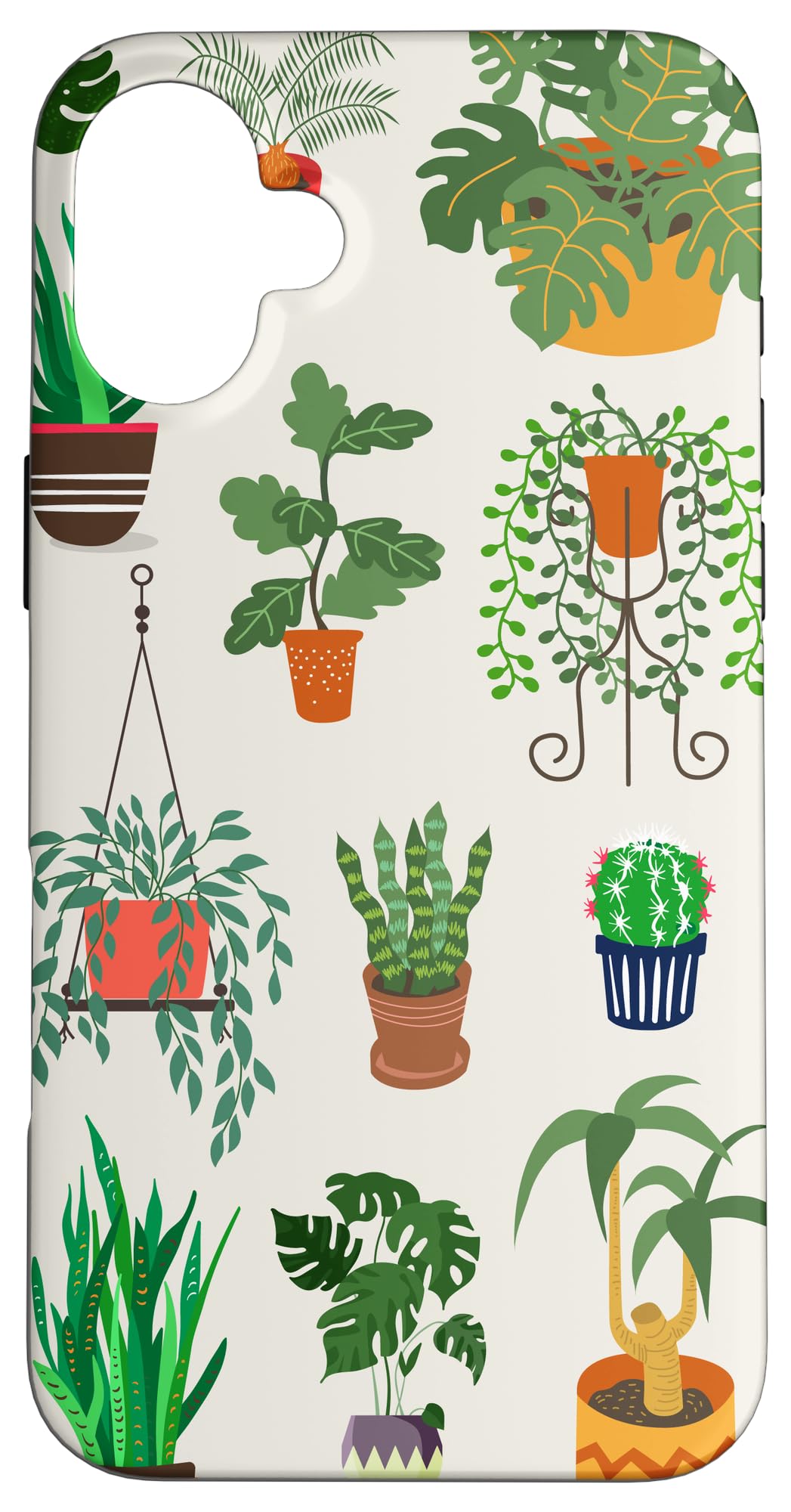 Indoor and Outdoor Plant Illustrations | Boho Nature Art Case for iPhone 14