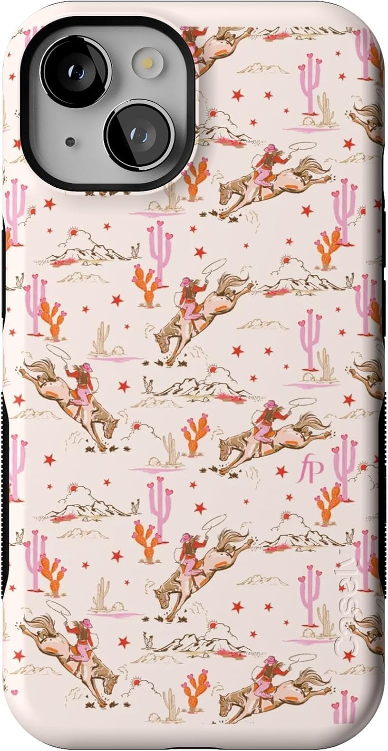 Casely iPhone 14 Case | Hanging Around | Potted Plants Floral | Bold Protective Design | Compatible with MagSafe
