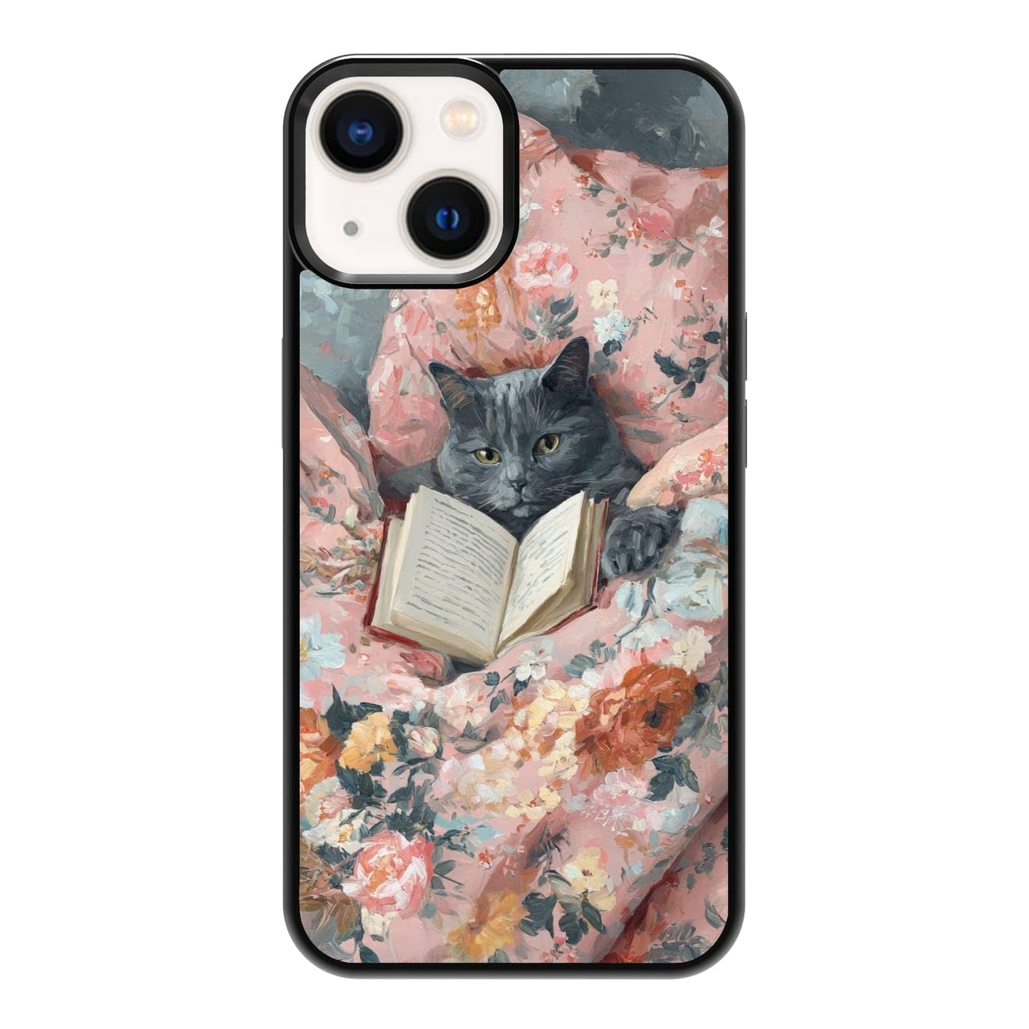 Plant Lover Black Cat Houseplants Indoor Garden Aesthetic Phone Case, Shockproof Protective Cover for iPhone 11 12 13 14 15 16 17 Pro Max Plus Mini XR 7 8 SE
