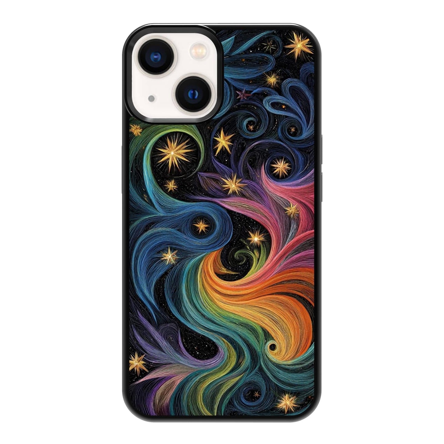 Four Seasons Tree of Life Watercolor Nature Phone Case, Shockproof Protective Cover for iPhone 11 12 13 14 15 16 17 Pro Max Plus Mini XR 7 8 SE