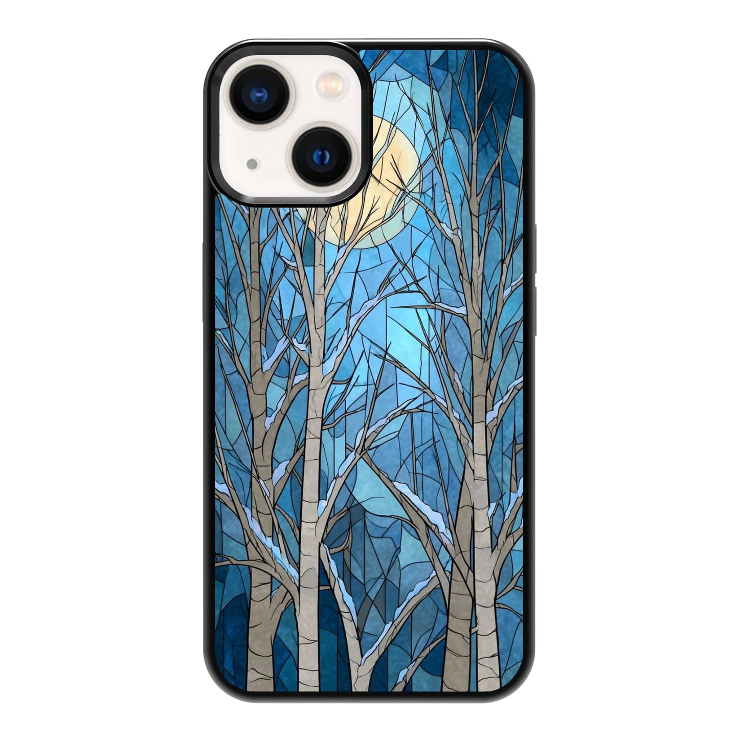 Elegant Forest Green Botanical Leaf and Plant Illustration Phone Case, Shockproof Protective Cover for iPhone 11 12 13 14 15 16 17 Pro Max Plus Mini XR 7 8 SE