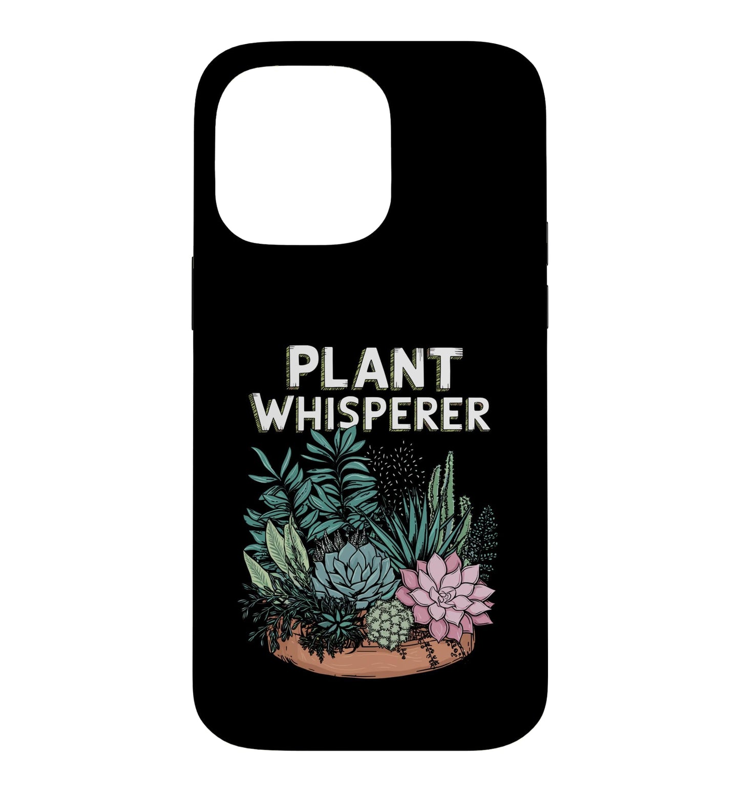 Retro Plant Whisperer Nature Case for iPhone 15