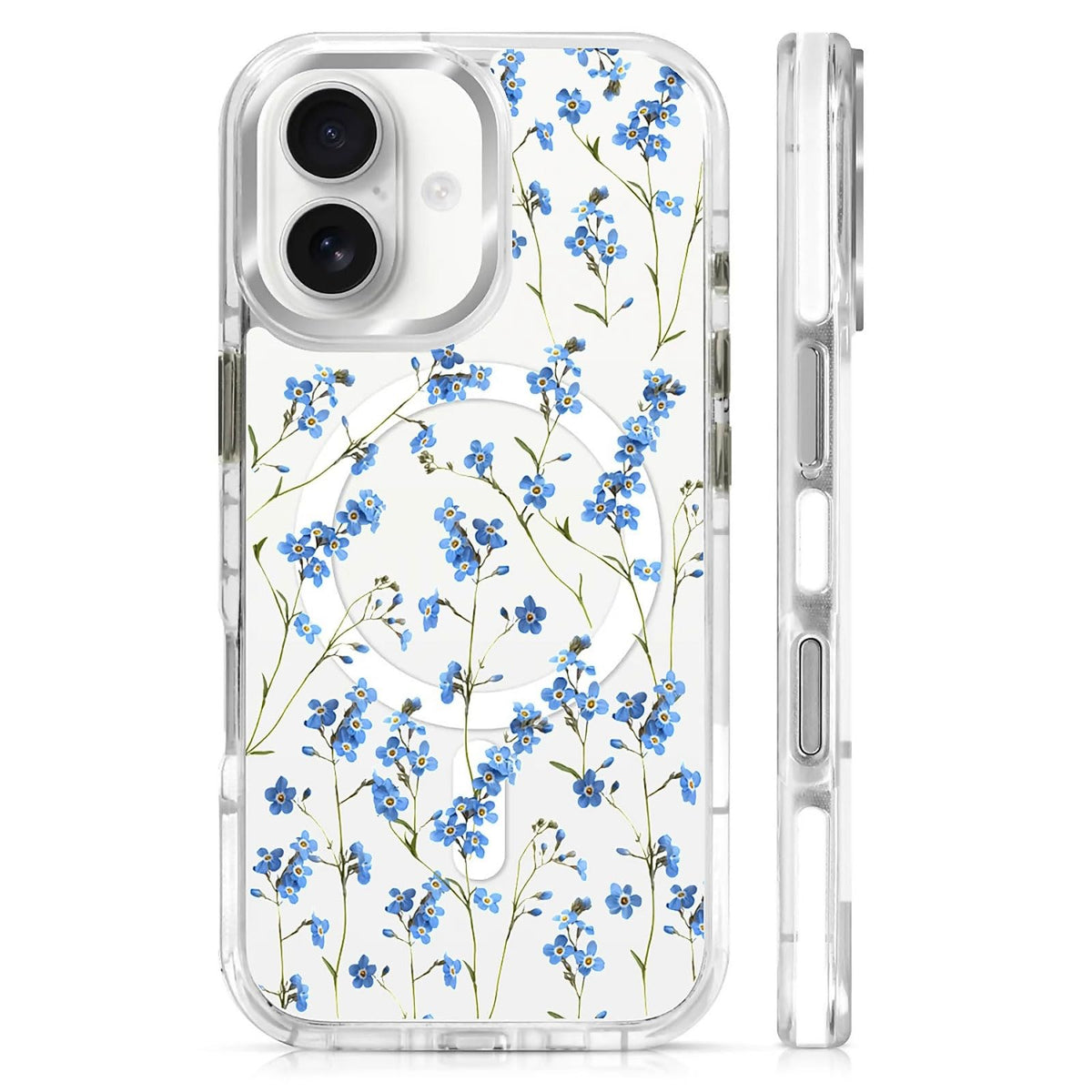 for iPhone 15 Case,Compatible with MagSafe,The Transparent TPU Silicone Protects The Phone Case from Drops, Slips and Fingerprints.Blue Ocean Whale Shark Octopus Turtle Collage