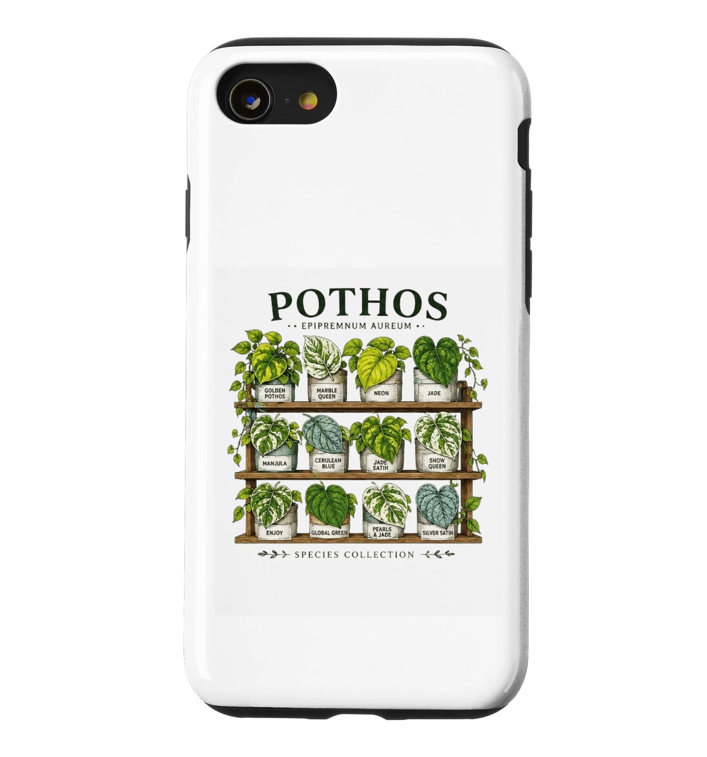 Pothos Plant Varieties Botanical Houseplant Design Case for iPhone 16