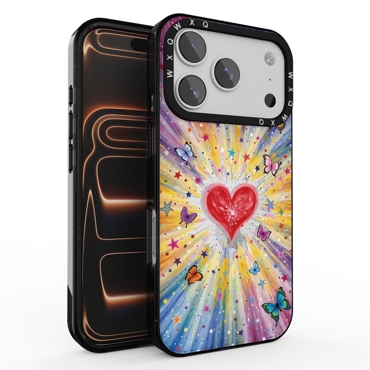 for iPhone 16 pro max Graffiti of Cartoon Animal Clear Phone Case | TPU+PC Premium Painted Anti-Drop Phone Case Superior Shock Absorption Military-Grade Drop Protection cover