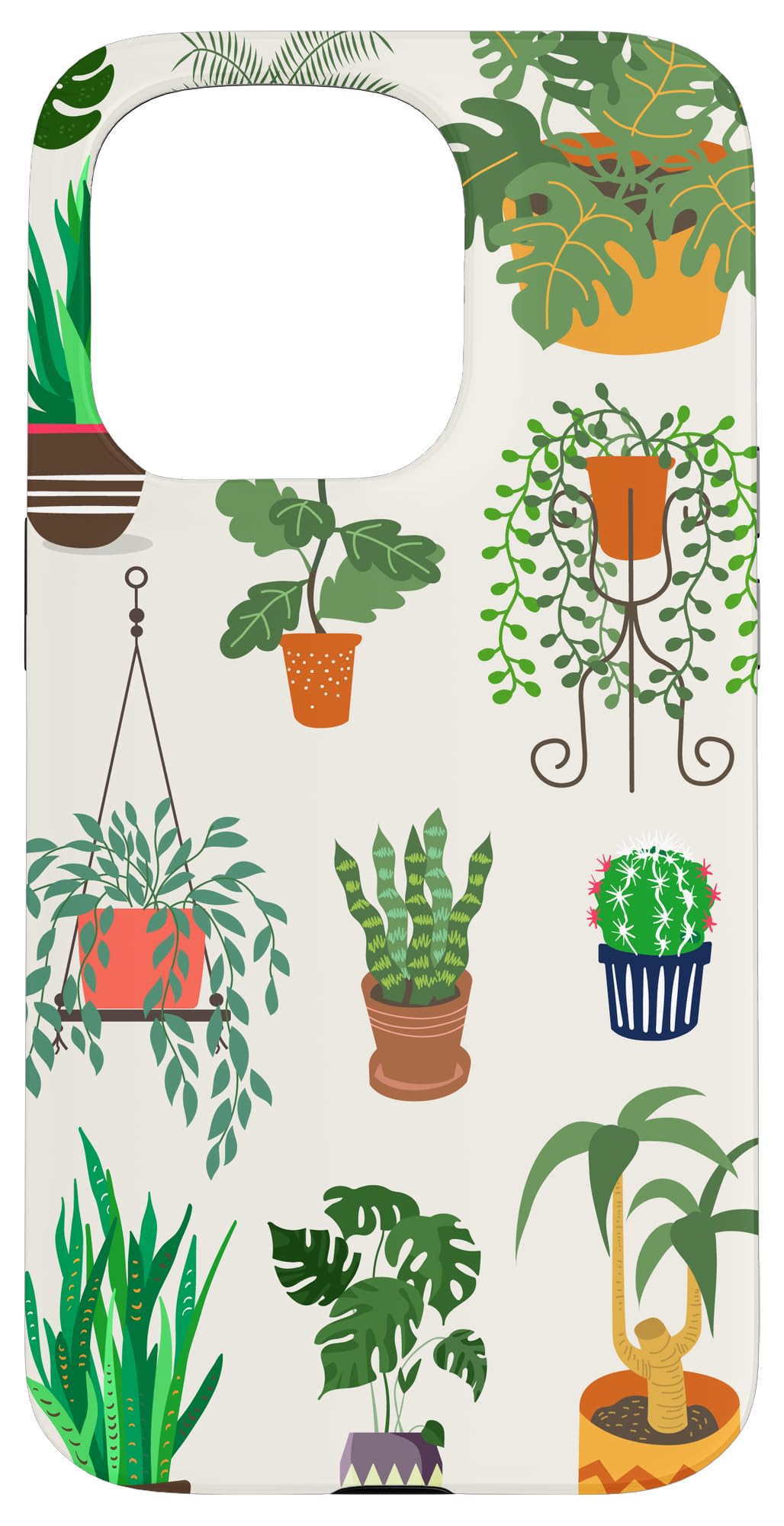 Indoor and Outdoor Plant Illustrations | Boho Nature Art Case for iPhone 14