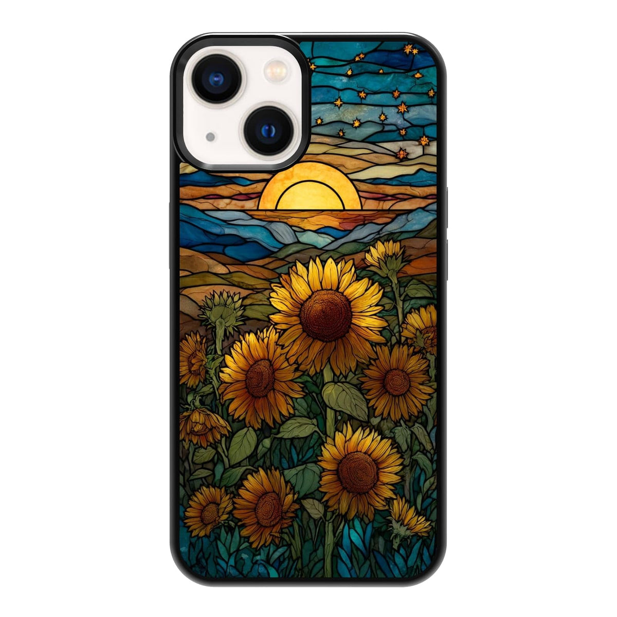 Vintage Black and White Botanical Cactus Agave Desert Nature Phone Case, Shockproof Protective Cover for iPhone 11 12 13 14 15 16 17 Pro Max Plus Mini XR 7 8 SE