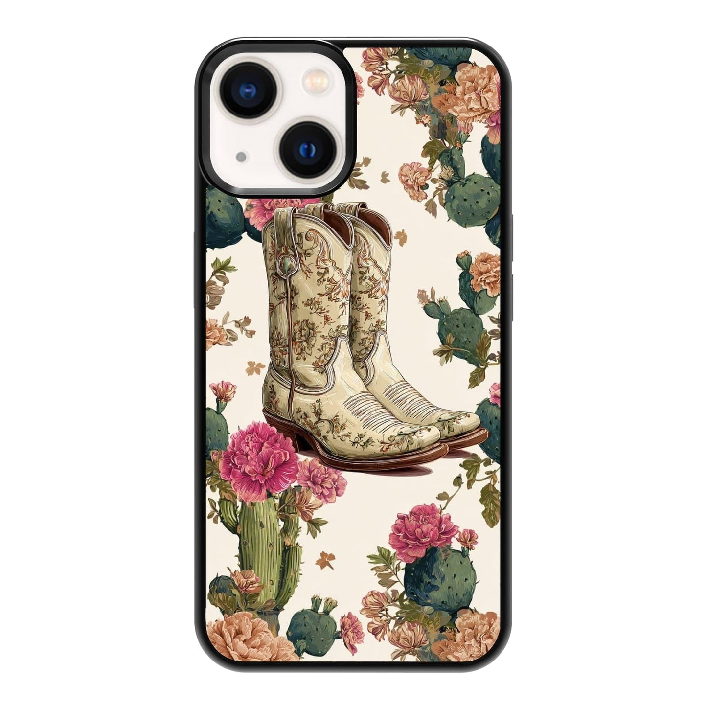 Nature Stained Glass Green Forest Tree Sunlight Phone Case, Shockproof Protective Cover for iPhone 11 12 13 14 15 16 17 Pro Max Plus Mini XR 7 8 SE