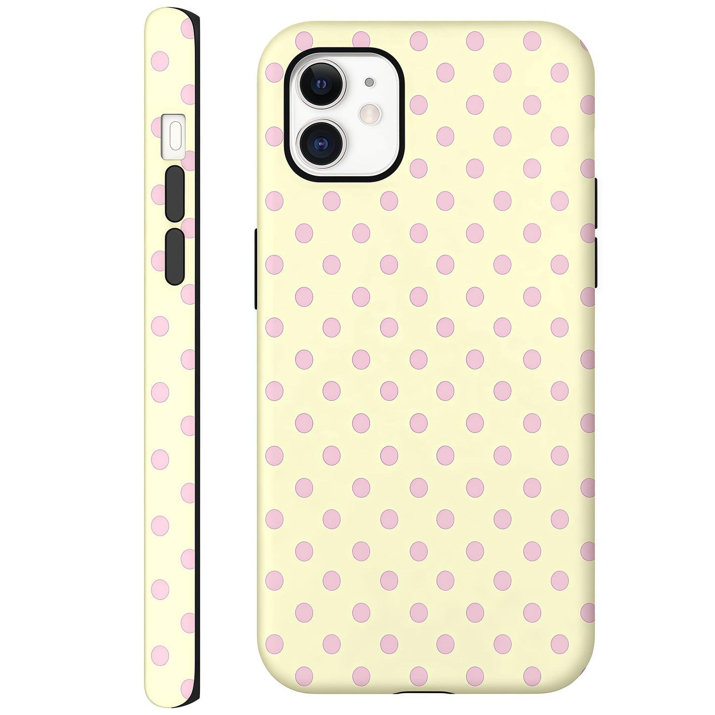 Candlelight Dinner Dog Case for iPhone 12/12 Pro | Hard Hybrid 2-Layer Design, Protective Scratch Resistant Cover for Women Girls