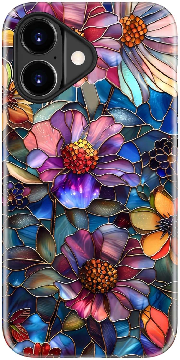 Goodon for iPhone 15 Pro Max Case, Cute Preppy Floral, MagSafe Compatible | Dual-Layer Hard Shell & Silicone, Wireless Charging, Slim Fit Phone Cover with Wildflower Designs for Women Girls
