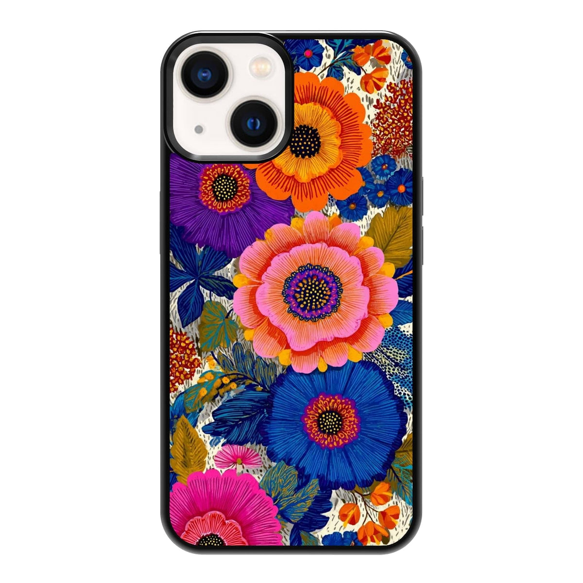 Nature Stained Glass Green Forest Tree Sunlight Phone Case, Shockproof Protective Cover for iPhone 11 12 13 14 15 16 17 Pro Max Plus Mini XR 7 8 SE