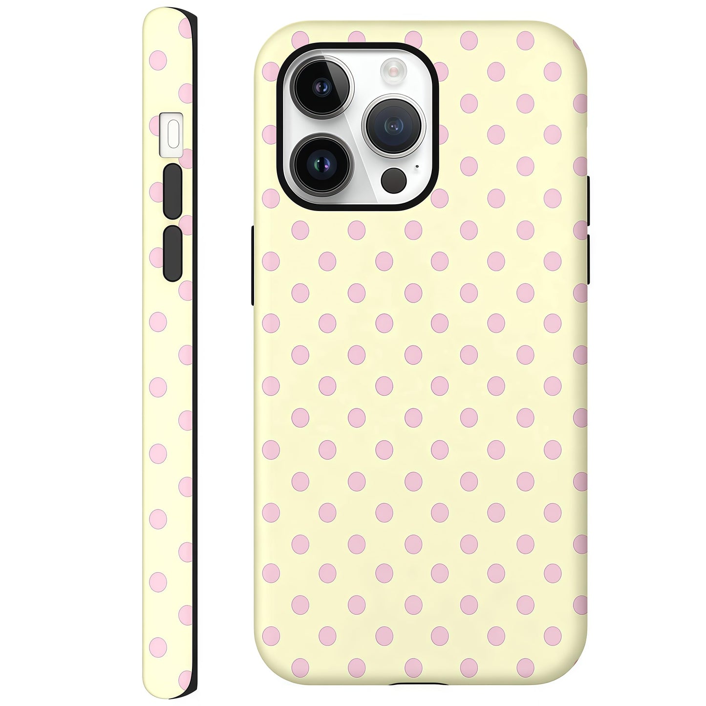 Candlelight Dinner Dog Case for iPhone 12/12 Pro | Hard Hybrid 2-Layer Design, Protective Scratch Resistant Cover for Women Girls