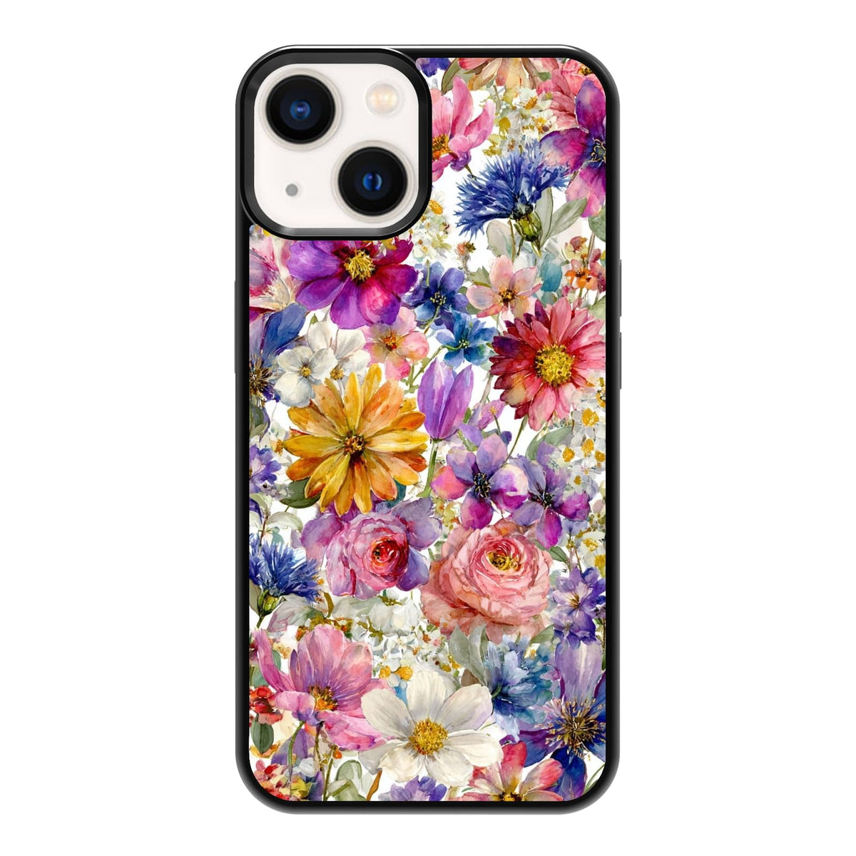 Elegant Forest Green Botanical Leaf and Plant Illustration Phone Case, Shockproof Protective Cover for iPhone 11 12 13 14 15 16 17 Pro Max Plus Mini XR 7 8 SE