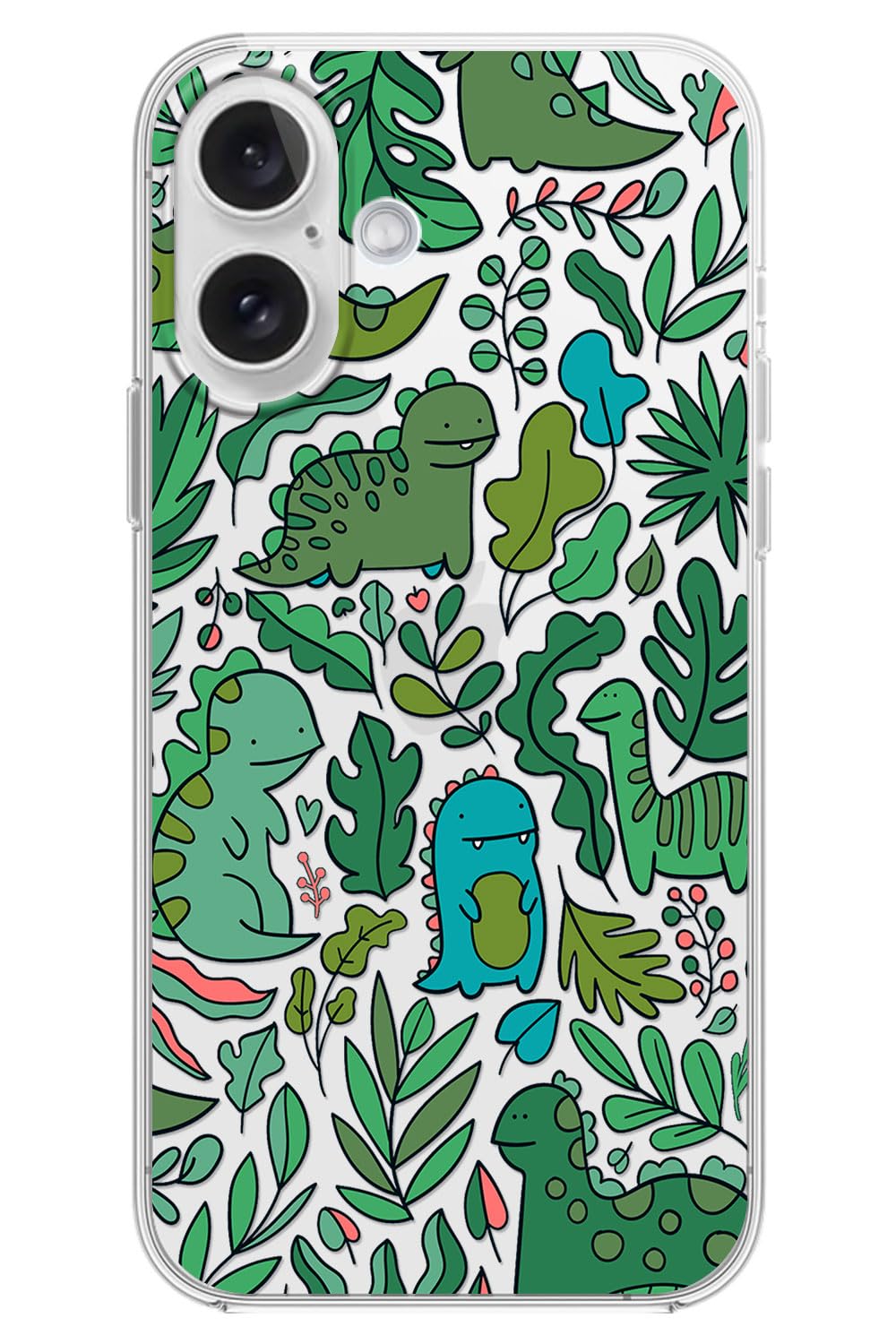 Blingy's for iPhone 17 Case, Christmas Tree Snowflake Winter Clear Case | Transparent, Winter Holiday Design, Snowflake Pattern, Christmas Pattern, Merry Christmas, Soft TPU Protective Case 6.3 in