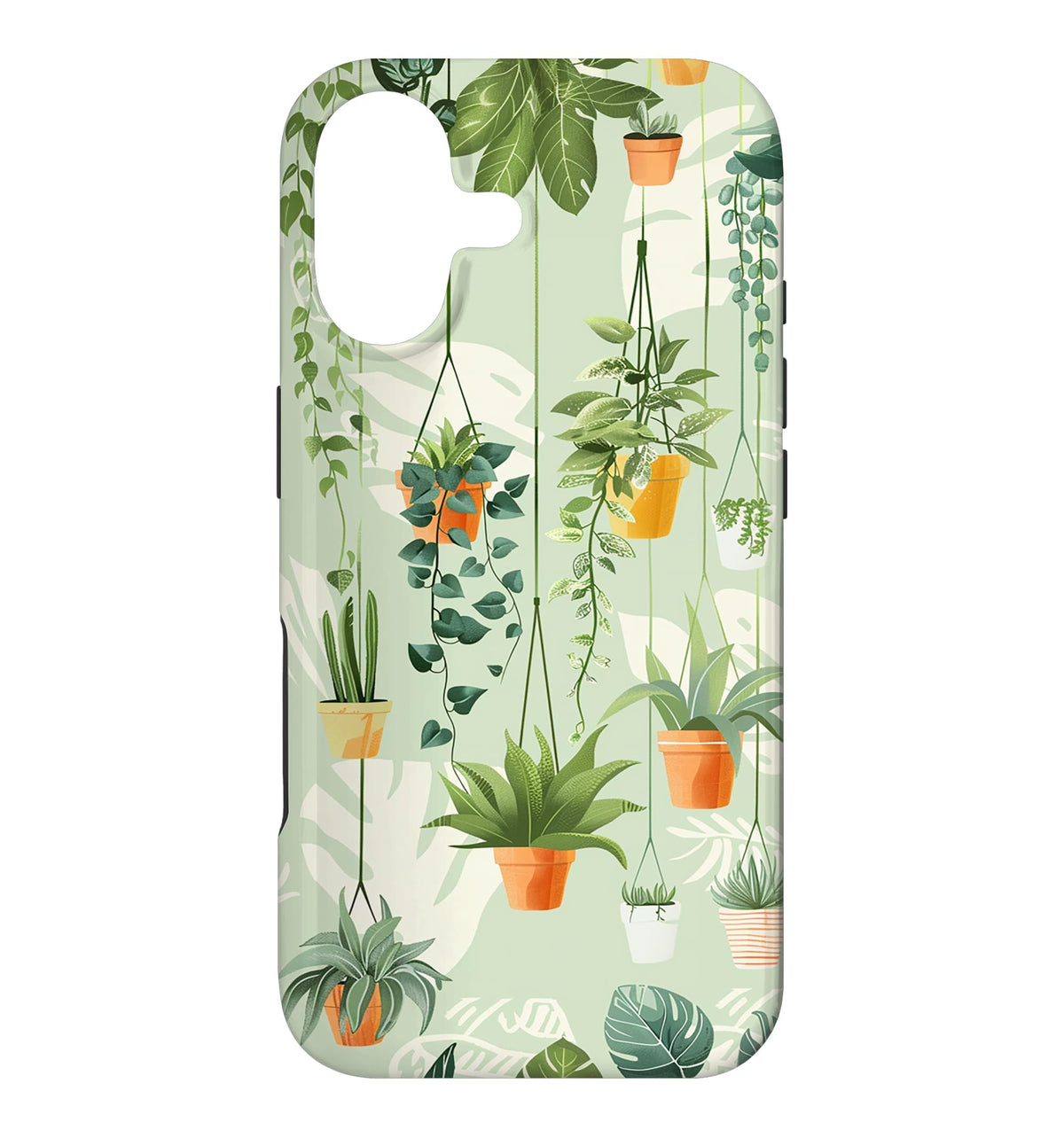 Potted Plants Botanical Gardening Case for iPhone 16