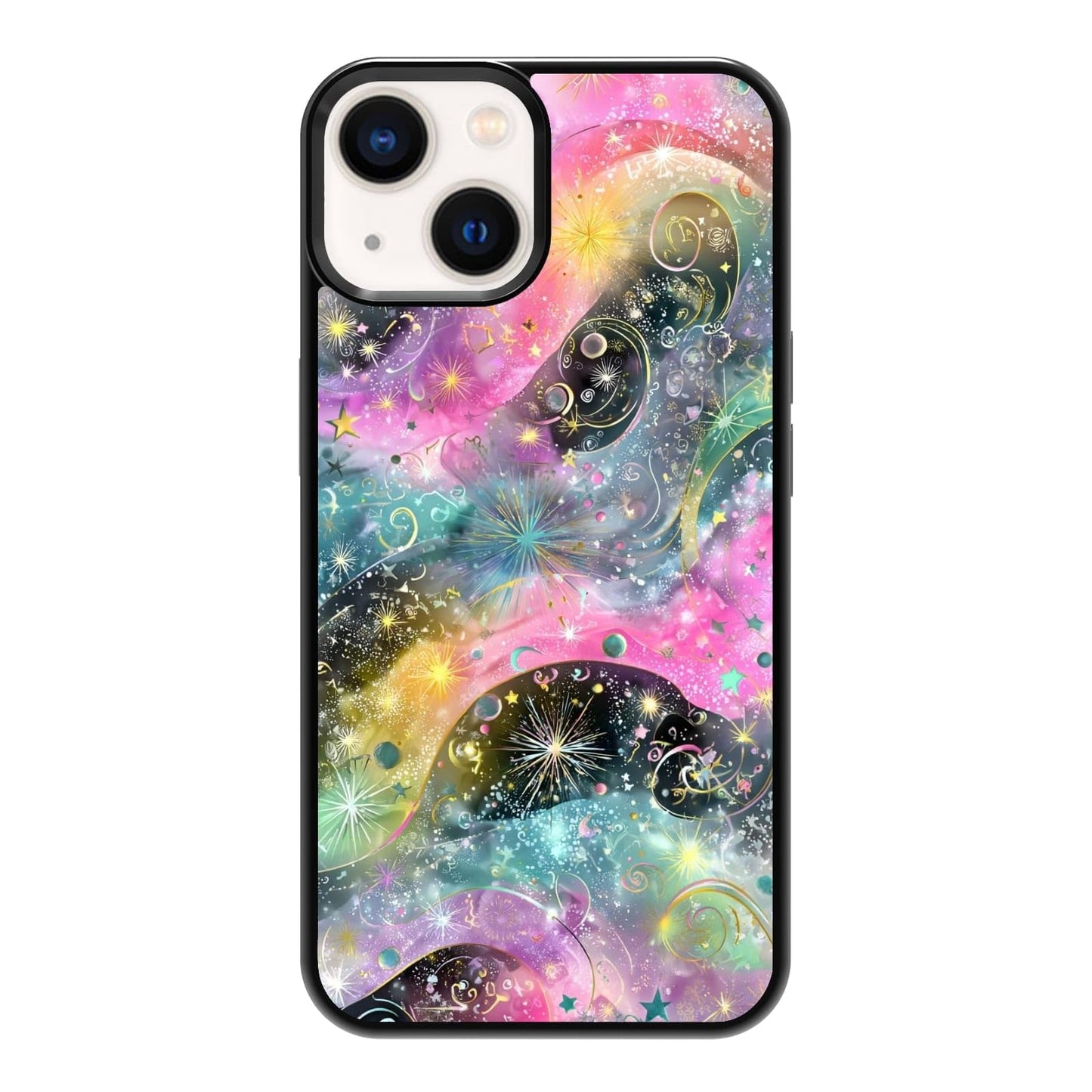 Four Seasons Tree of Life Watercolor Nature Phone Case, Shockproof Protective Cover for iPhone 11 12 13 14 15 16 17 Pro Max Plus Mini XR 7 8 SE