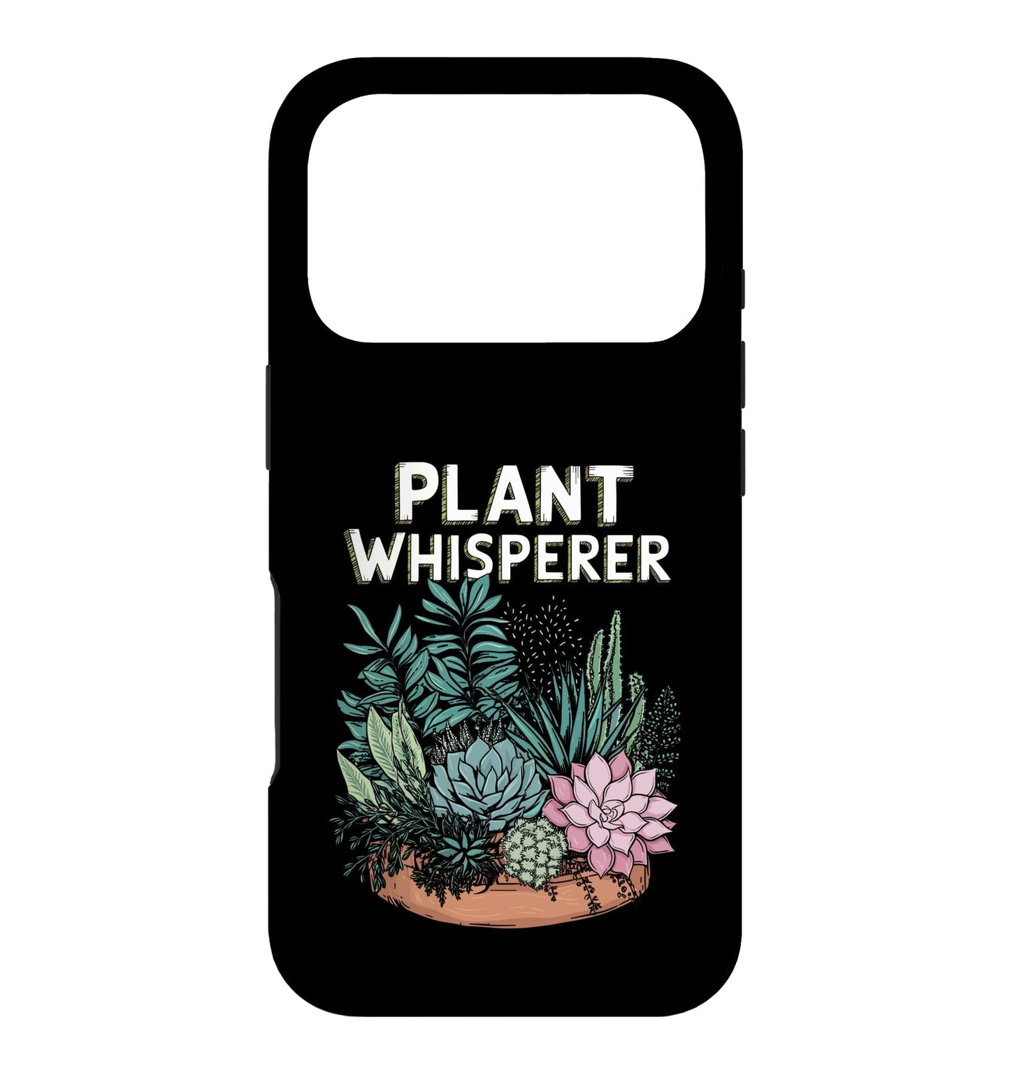 Retro Plant Whisperer Nature Case for iPhone 15