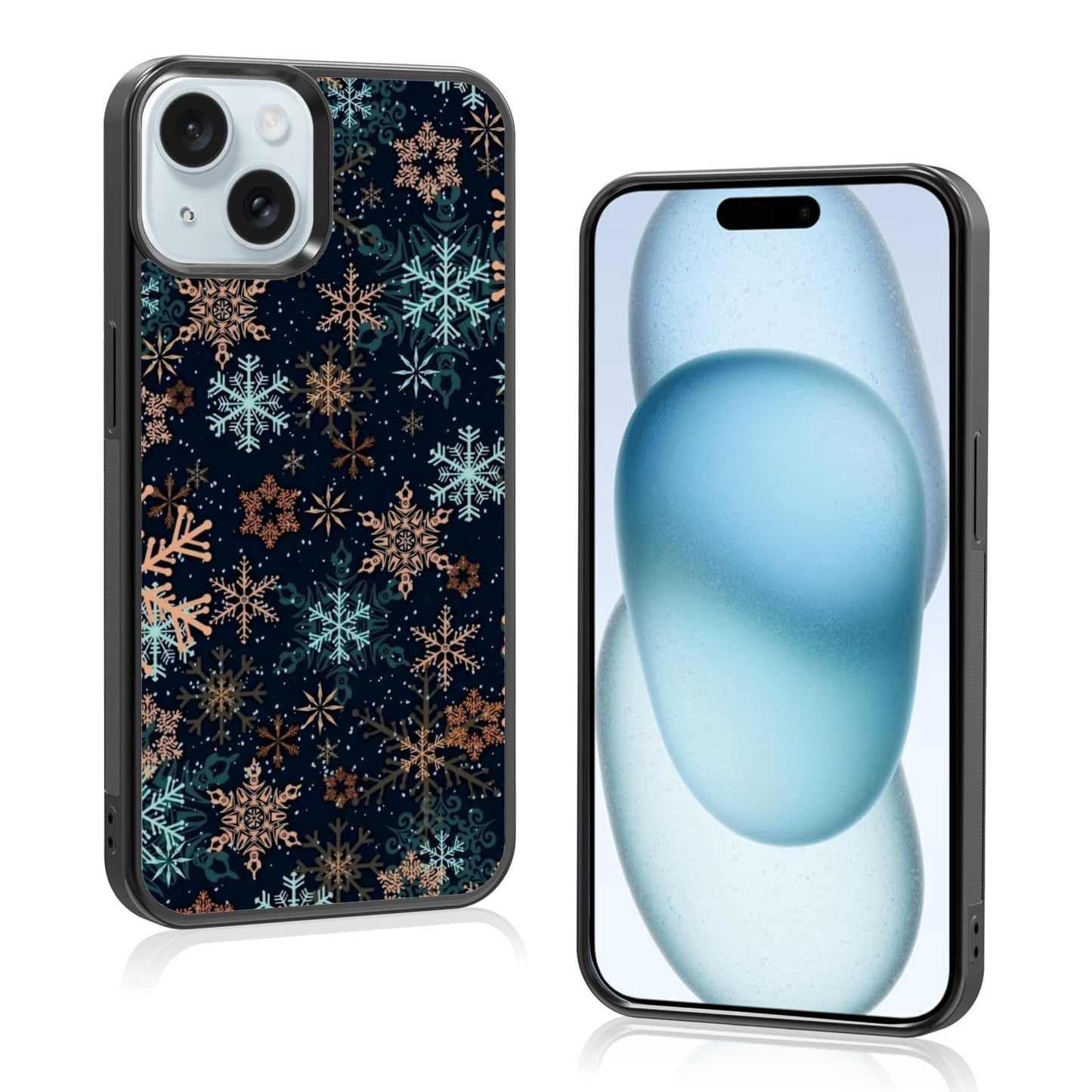 Cute Christmas Tree Bow Phone Case: Kawaii Winter Non-Slip Design Compatible with iPhone 13./14 Case for Women & Girl（14）