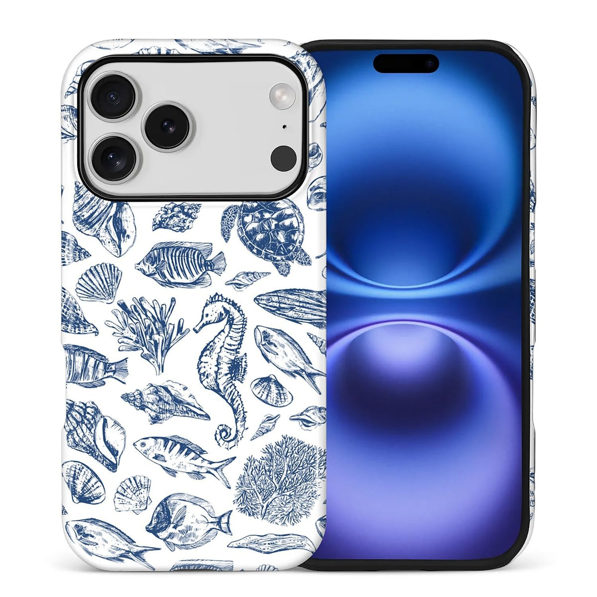 Case for iPhone 15, Shockproof Hybrid Protective Phone Case, Dual-Layer Drop Protection Anti-Scratch, Cozy Cats