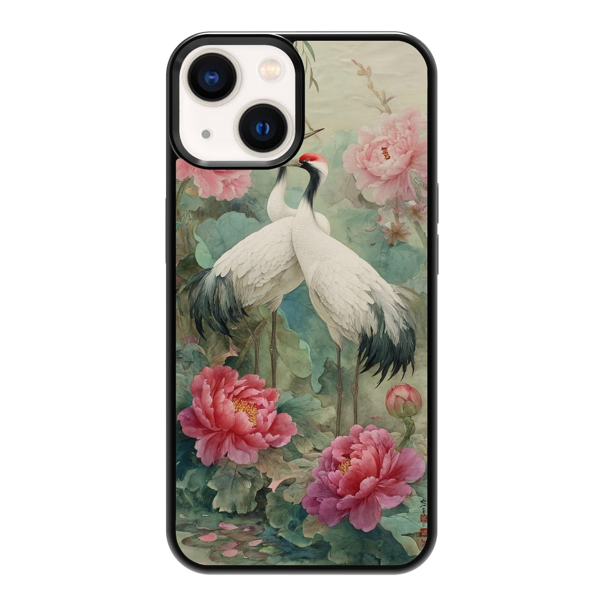 Lush Tropical Monstera Leaves Black Cat Botanical Art Phone Case, Shockproof Protective Cover for iPhone 11 12 13 14 15 16 17 Pro Max Plus Mini XR 7 8 SE