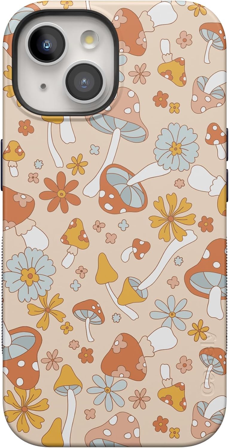 Casely iPhone 15 Case | Hanging Around | Potted Plants Floral | Bold Protective Design | Compatible with MagSafe