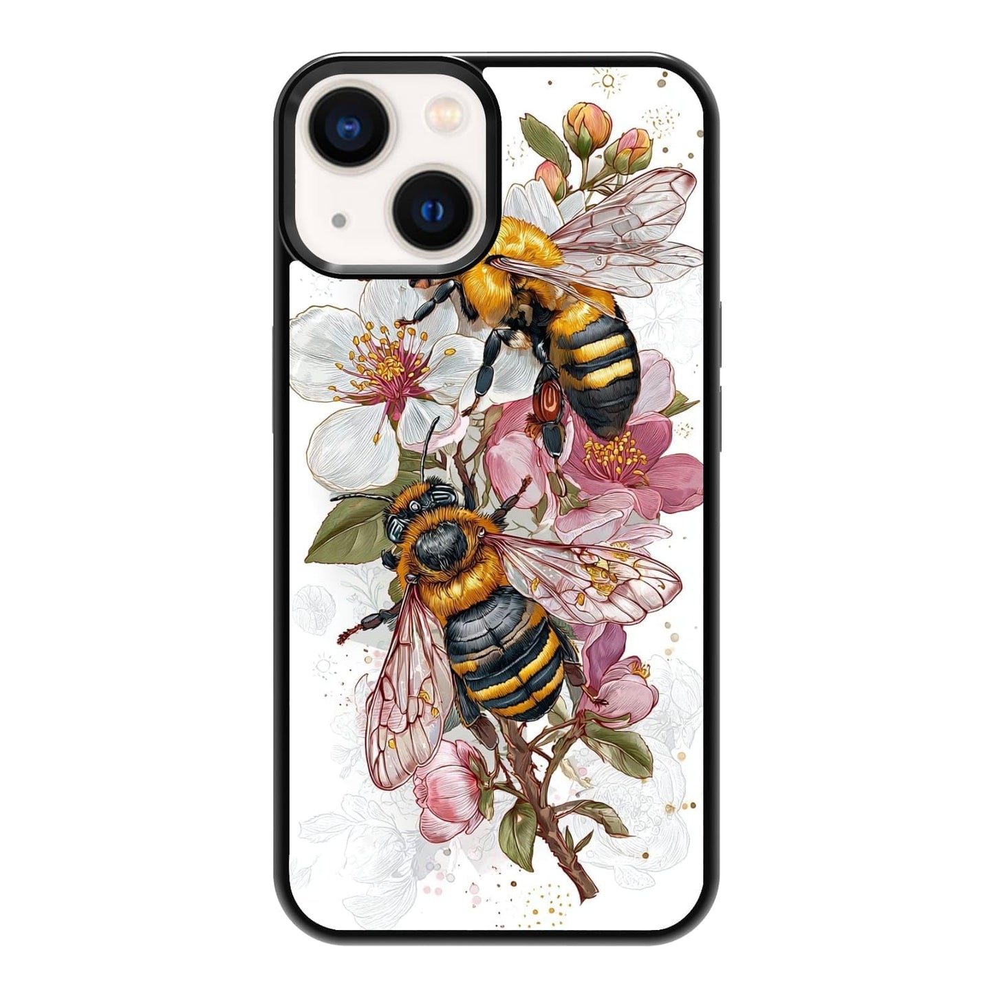 Vintage Black and White Botanical Cactus Agave Desert Nature Phone Case, Shockproof Protective Cover for iPhone 11 12 13 14 15 16 17 Pro Max Plus Mini XR 7 8 SE